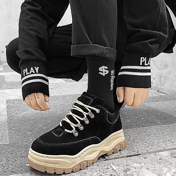 Sommar - Casual Chunky Platform, Sneakers Skor BLACK 41