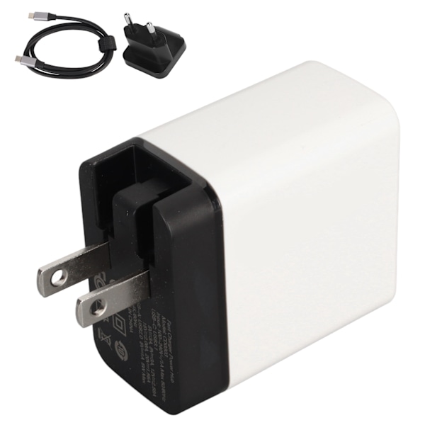 GaN USB C Laddare PD 36W HD Multimedia Interface 3 Port Typ C Väggladdare för Switch TV Dator Telefon 100?240V EU-kontakt