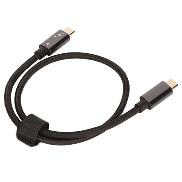 USB 4.0 Kabel 8K HD 40Gbps PD 100W Typ C till Typ C Snabbladdningskabel för Telefon Notebook Tablet 50cm