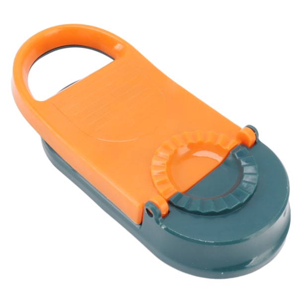 2 i 1 Manuell Dumpling Maker Kök Dumpling Tillverkningsverktyg Hushåll Multifunktionell Dumplingform Orange