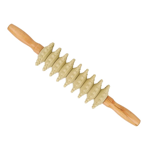 Trä Terapi Roller Triggerpunkter Tunn Ben Frigöring Celluliter Öm Fascia Massage