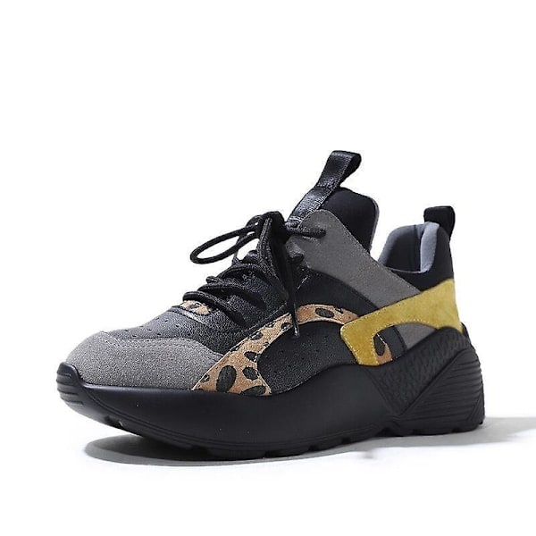 Smile Circle Women Sneakers Black 40