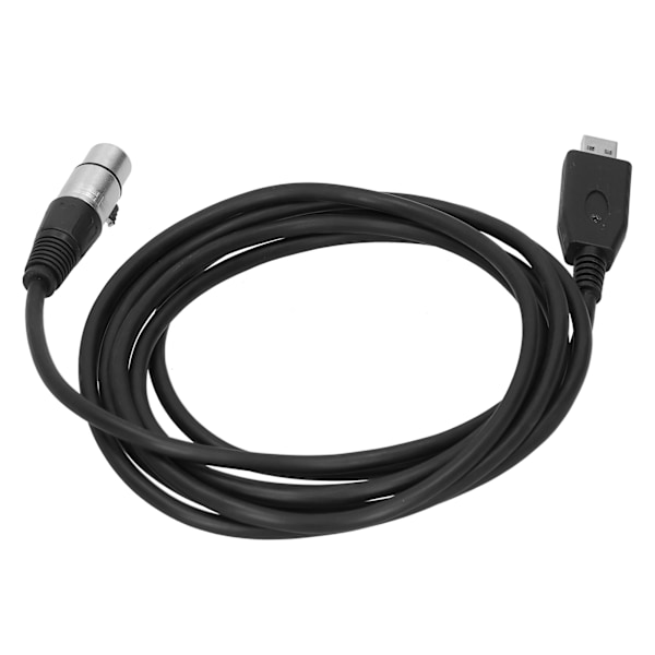 USB till XLR Hona Mikrofonkabel Plug Play Mikrofonkontakt Kabel Sladd 2m / 6.6ft
