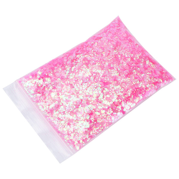 Nagelglitter Paljetter Blandade Flingor Glittrande Glänsande Konstdekoration för Manikyr 50gHC53