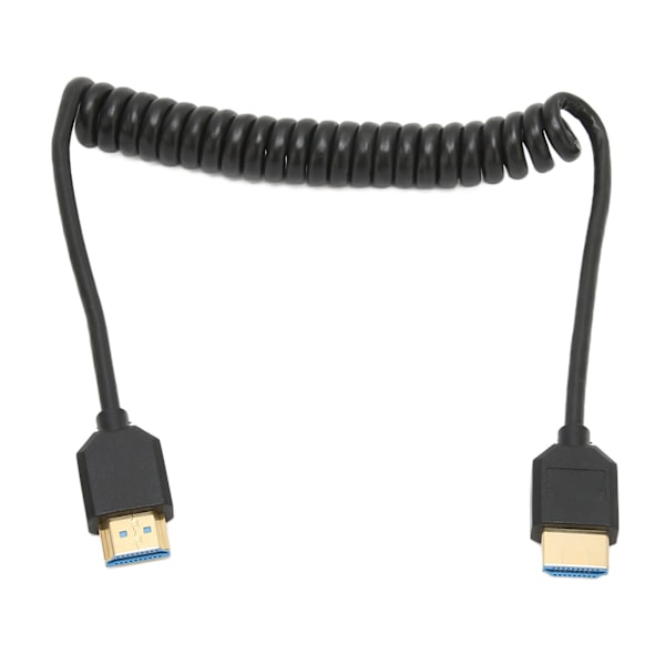 Hög Hastighet HD Multimedia Interface Spiralkabel 8K 60Hz Plug and Play Hög Hastighet HD Multimedia Interface Rullkabel