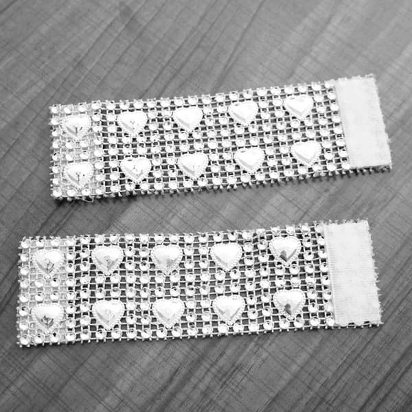 50 st Servettringar Rhinestone Servettringar Dekoration För Bröllopsfest