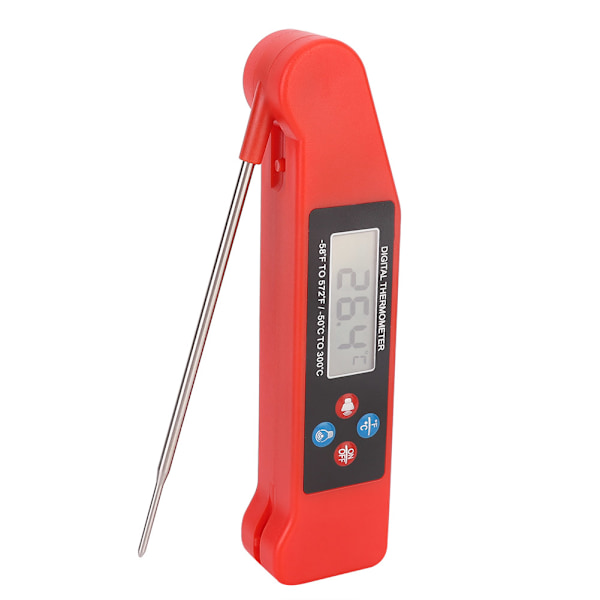Vikbar Digital Röstdisplay BBQ Grill Kötttermometer Kök Matlagning Mat Termometer