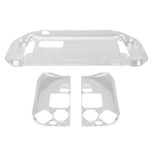 Spelkonsolfodral Transparent Split Design Släppresistent Spelkontroll Skyddande Skal för Steam Deck