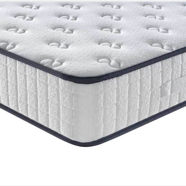 Memory foam madrass 160x200 - Tjocklek 22 cm - DEWINNER® - Hög densitet - Vändbar