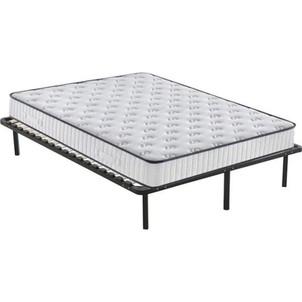 Sängbotten + madrassset 22 cm - 140 x 190 cm