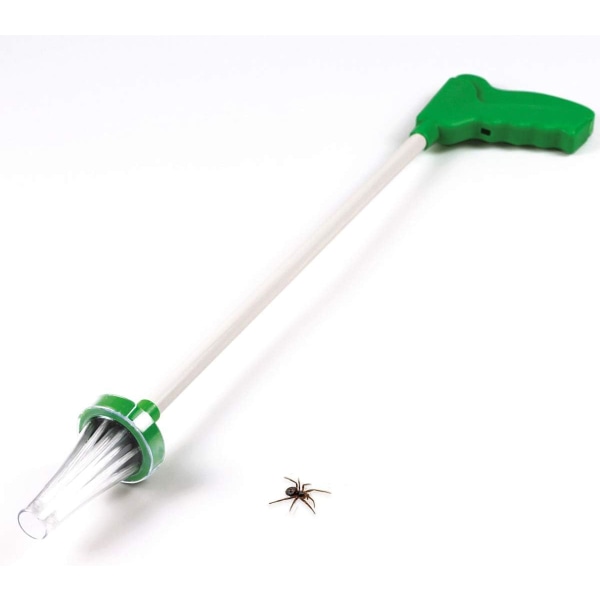Spindelfångare, insektsfångare extra lång med handtag, tar säkert humant bort spindlar, insekter, pappas långben, getingar