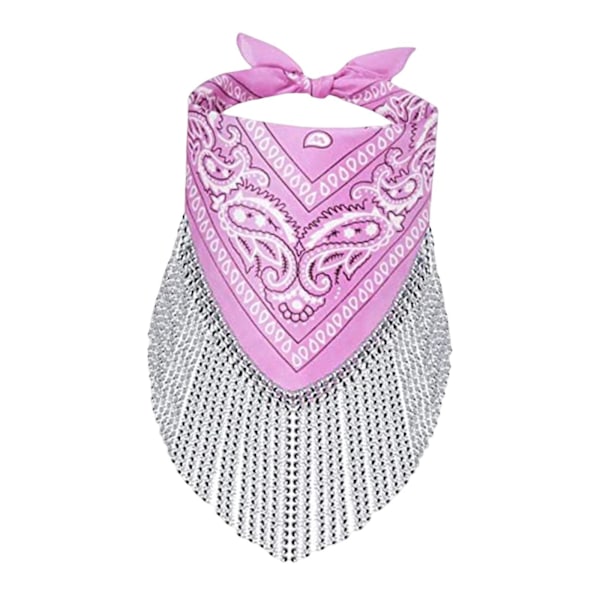 Damhalsduk Rhinestone Hårbandanas Accessoarer Halsdukar Tofs