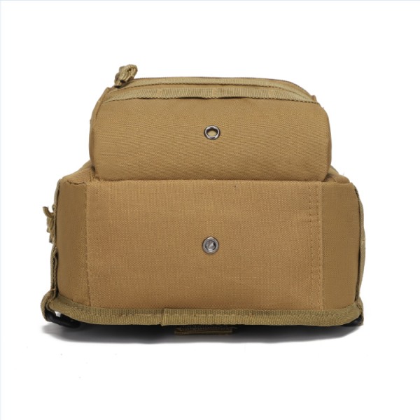 Men Daily Tactical Backpack Army bröstväska för män Nylon Military Messenger Sling Bags Ryggsäck cykelaxelväska brown