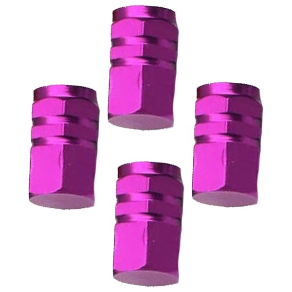 Cap, färg aluminiumlegering cover luftventilkåpa , praktiska bildelar cap, 4st purple