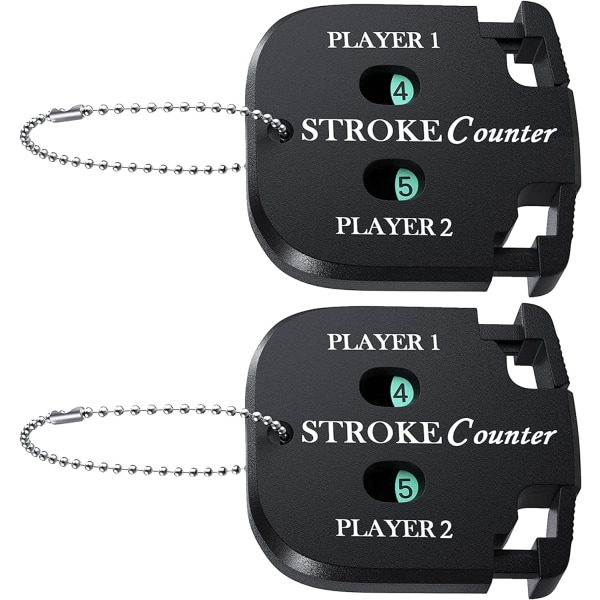 Öm Golf Shot Stroke Counter Clicker för golfspel Scorekeeper Golf Stroke Kulputt Tally Keeper Number