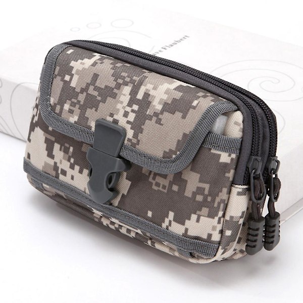 Crossbody axelväska budväska jaktvandring multifunktionell Grey camouflage