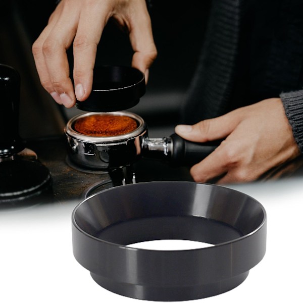 2x Kaffe Doseringsringar Doserings Funnel Coffeeware För Espresso Bre