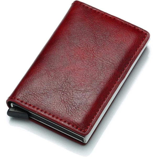 Slim plånbok för män med pengarklämma, popup-plånbok, kreditkort Ho