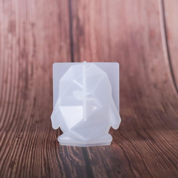 Kristall Form 3d Penguinhängegjutning Silikonform Gör- det -själv hantverk Smyckendekorationer Tillverkningsverktyg