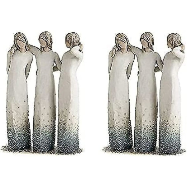 Tre systrar Figurer Skulpturer Vänskap Tre systrar Staty -hantverk