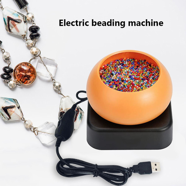 Automatisk Beader Machine Bead Loader Beading Spinner Electric Beading Diy