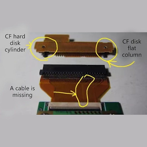 1,8'' 40-pin Zifce-gränssnitt Hdd Ssd till Cf50-pin adapterkort för