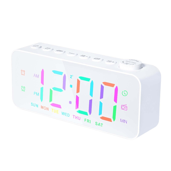Digital väckarklocka Snooze väckarklockor för hemmakontor djup sömn