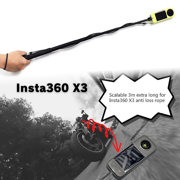 Hand Rope Neck Strap för Insta360x3 X2 Panoramic Camera Lanyard