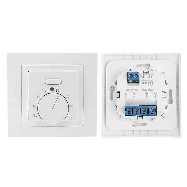 Manuell justerbar temperaturregulator 16a 220~240v golvvärme