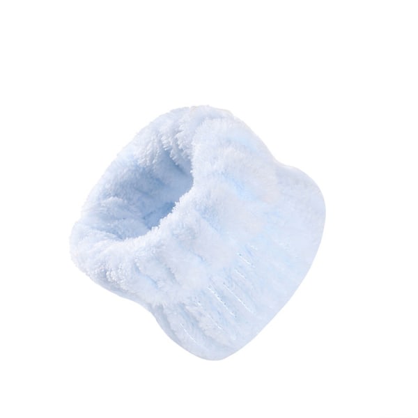 Handledstvättband Microfiber Handdukstvätt Handduksband Armband för tvätt ansiktsabsorberande Blue