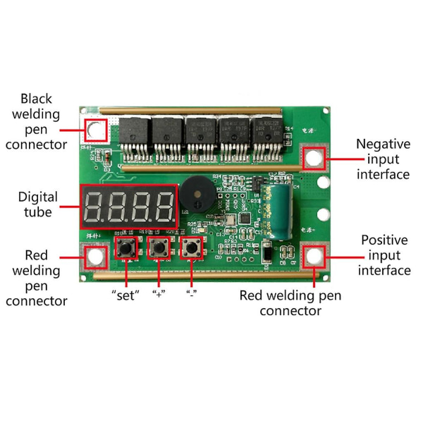 Punktsvetsmaskin gör-det-själv portabel liten PCb-kretskortsvetsutrustning
