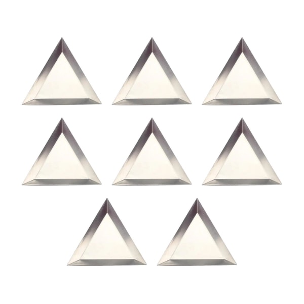 8 st triangulära pärlsorteringsbrickor triangulära sorteringsförvaringsplattor