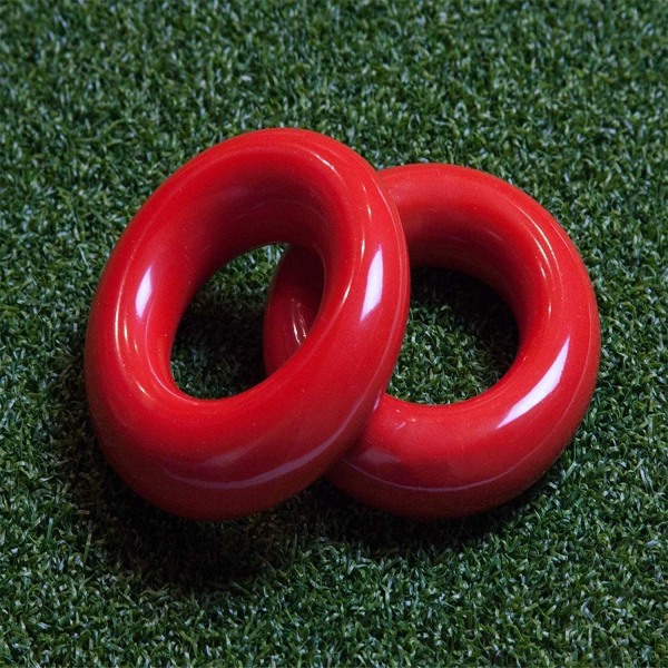 Golf Viktad Sving Ring Viktad Klubba Uppvärmning Sving Rund Vikt, Golfklubba Donut Viktverktyg red