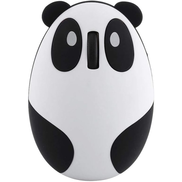 Trådlös mus Bluetooth Panda-mus, bärbara mobila optiska pandamöss, mindre brus Trådlös söt pandamus, 1 st black