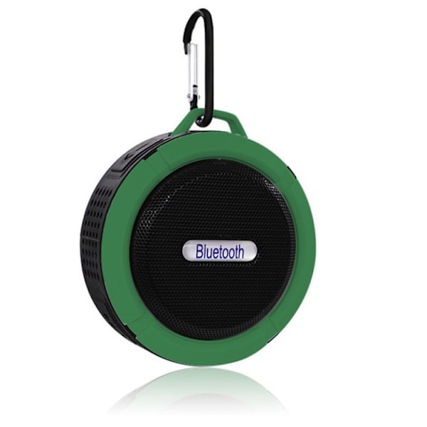 Bluetooth-kompatibel högtalare Stor sugkopp Bluetooth Stereo Green