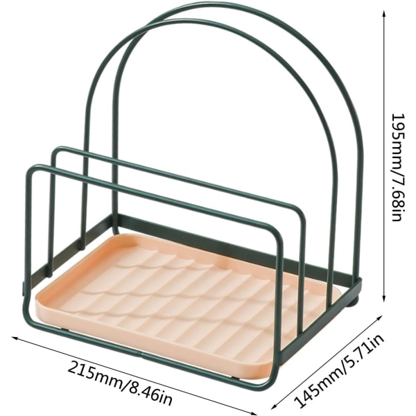 Skärbrädehållare 1 st Skärbrädehållare - Skärbrädehållare Hackbräde Organizer Stativ, Rundade kanter