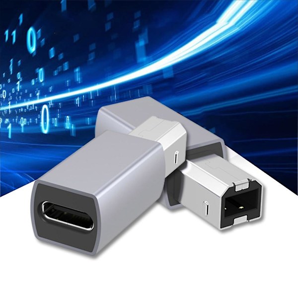 Usb C-hona till skrivare hane adapter Usb typ C till Usb B-konvertering