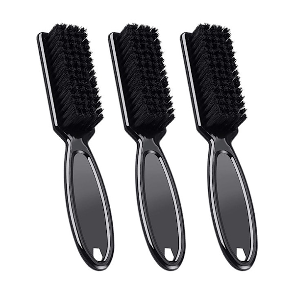 Barber Halsdammborste Set Herr Dammborste Ansiktsborste Verktyg Skägg 3 PCS