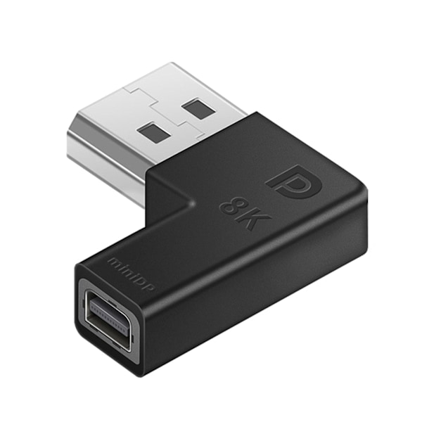 Hög hastighet Mini Dp till Dp V1.4-omvandlare Displayport till Displaypo Straight peen