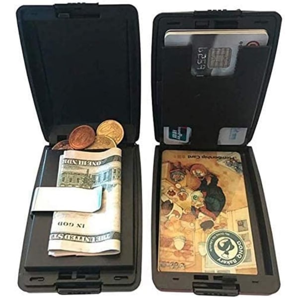 3 delar kreditkort Caes kreditkortshållare kortplånbok Perfekt för mot elektroniska ficktjuvar och identitetsstöld