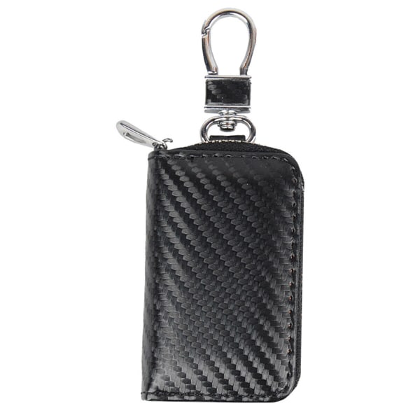Mini äkta läder plånbok Väska Väska Case Hållare Nyckelring Väska Väska Säker hängare