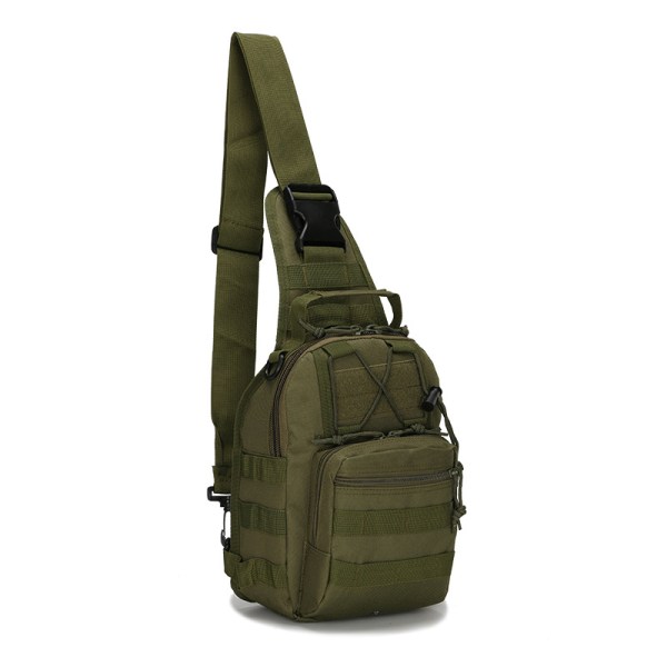 Men Daily Tactical Backpack Army bröstväska för män Nylon Military Messenger Sling Bags Ryggsäck cykelaxelväska green