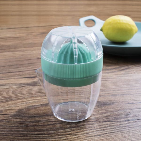 Mini Juicer Hushålls Plast Bärbar Juicer Citron Hand Juicer Mini Multifunktion Juicer Mint Green