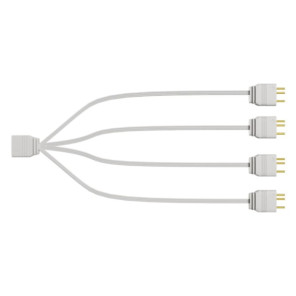 Hållbar Argb Splitter-kabel 3-stifts Led-kontakt Pålitlig prestanda B