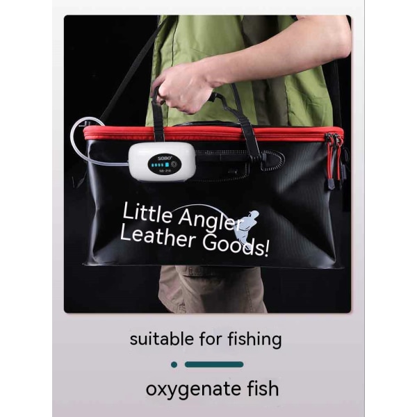 Ultratyst USB Oxygenator - Uppladdningsbar bärbar syrepump för fisktankar och utomhusbruk SB-218