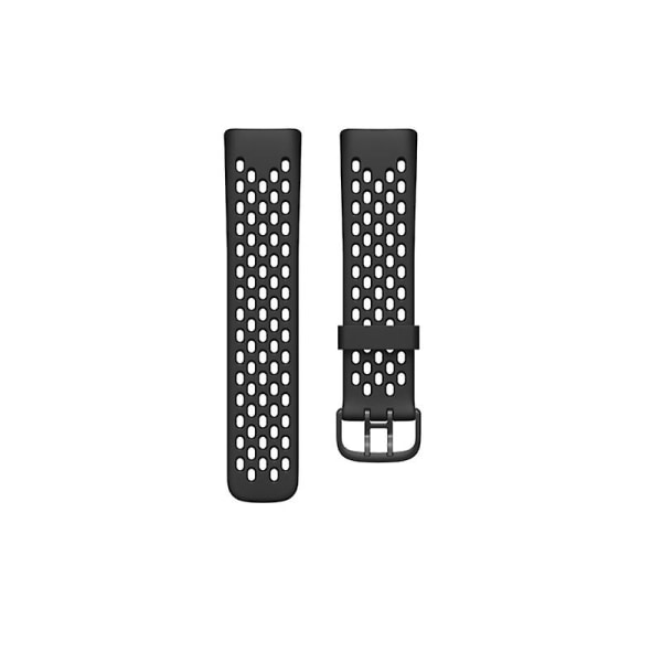 För Fitbit-laddning 5 Armband Silikonrem Svetttät Loop anti-scratch