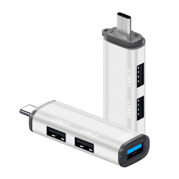 Multi USB 3.0 3-portars splitter, höghastighets 5 gbps USB-hubbadapter F