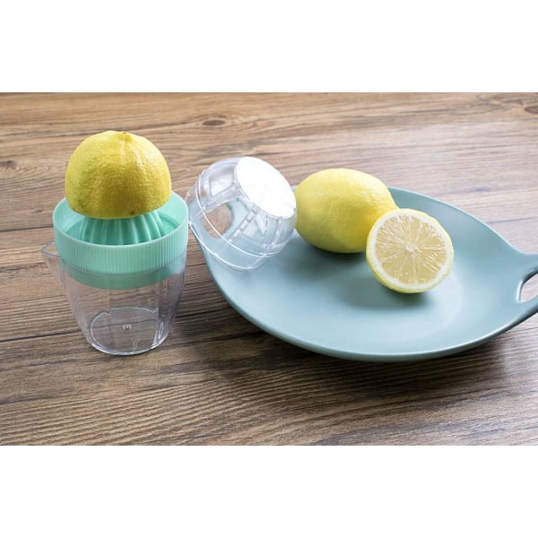 Mini Juicer Hushålls Plast Bärbar Juicer Citron Hand Juicer Mini Multifunktion Juicer Mint Green