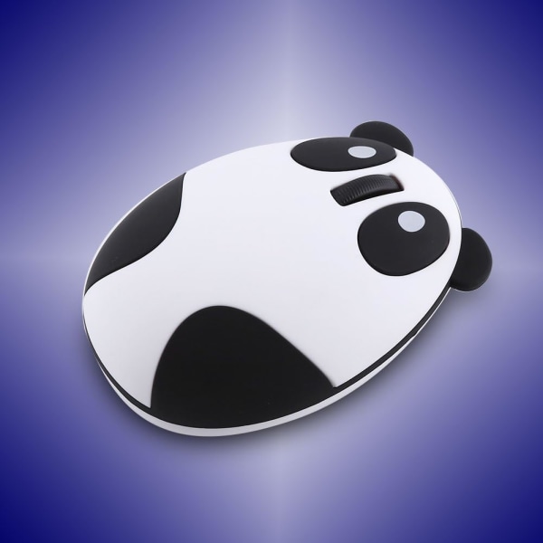 Trådlös mus Bluetooth Panda-mus, bärbara mobila optiska pandamöss, mindre brus Trådlös söt pandamus, 1 st black