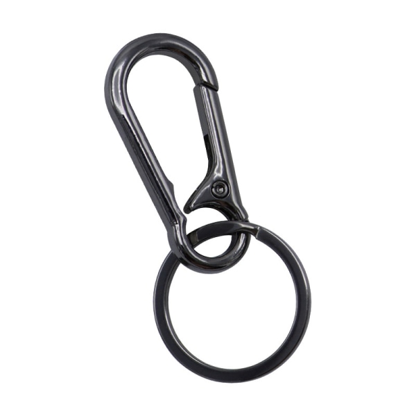 5 st metallklämma nyckelring, svart hummerspännen Vridbara klämmor Nyckelring Karbinhake Nyckelring för bilnycklar män
